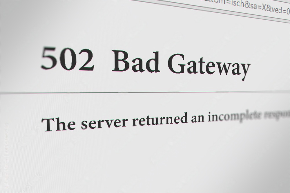 502 bad gateway